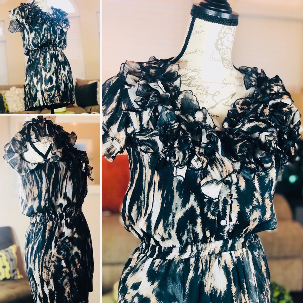 Sexy Animal Print Romper